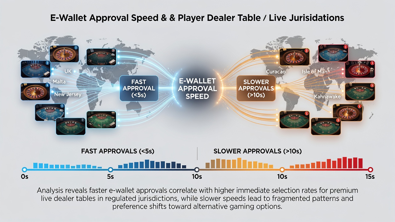 Digital wallet interfaces connecting to live dealer gaming platforms across multiple regulatory regions