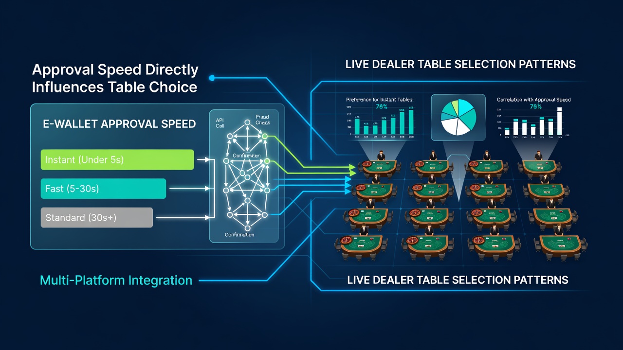 Live dealer table interfaces showing real-time wallet transaction status in regulated multi-jurisdiction platforms