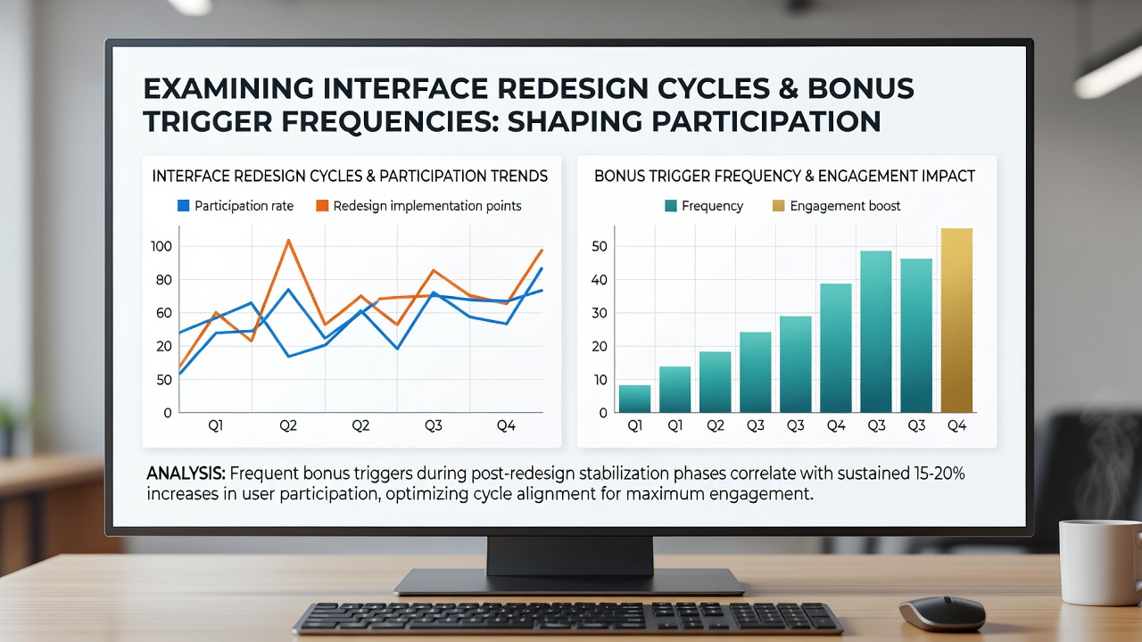 Chart displaying participation rhythm shifts linked to bonus trigger alignments in multi-device environments
