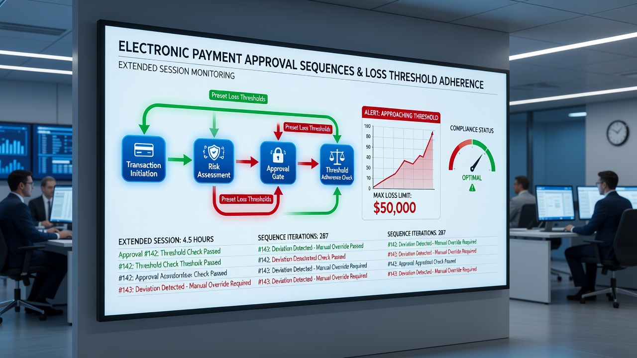 Live dealer table with digital overlay displaying payment approval status and loss limit indicators