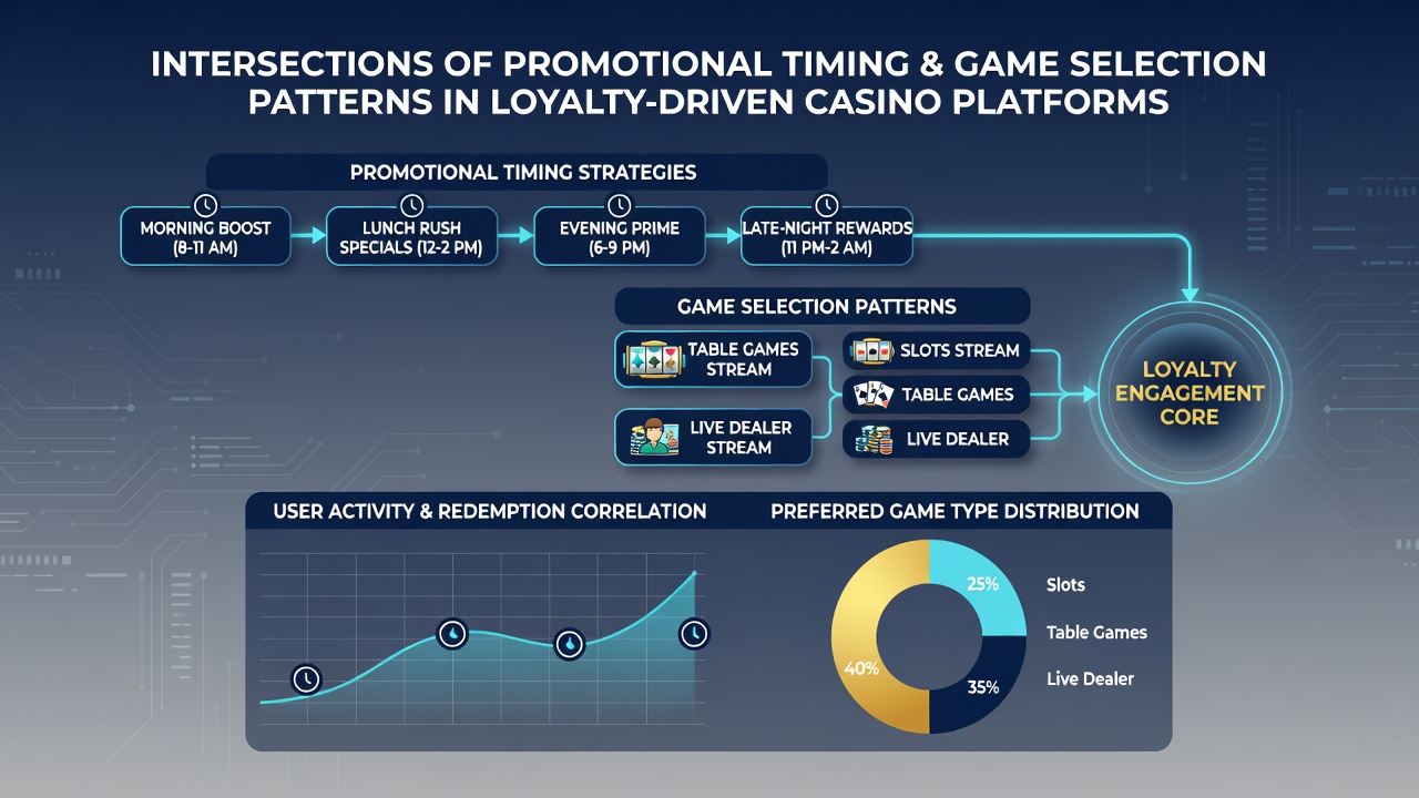 Data visualization of player migration between slot themes and loyalty rewards during timed promotions