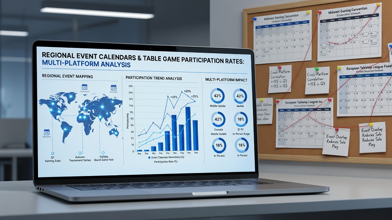 Loyalty dashboard interface showing synchronized table game sessions, event calendar overlays, and cross-platform reward redemptions
